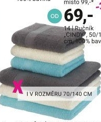 RUČNÍK „CINDY“