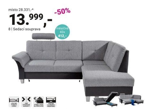 SEDACÍ SOUPRAVA „PORTLAND“