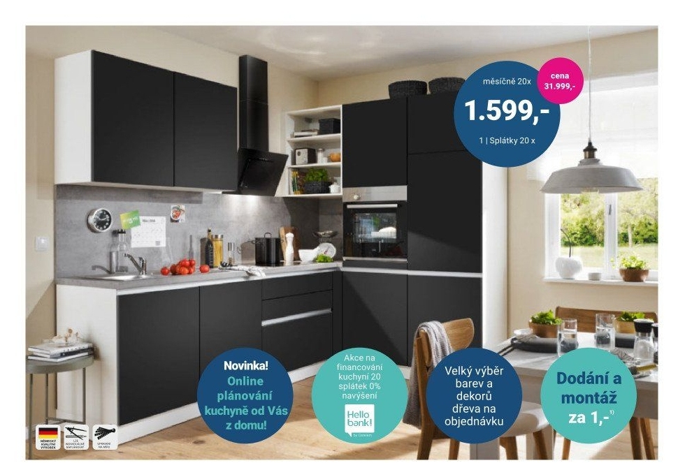 VESTAVNÁ KUCHYNĚ „MOON“