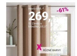 ZÁVĚS S KROUŽKA „ULLI“