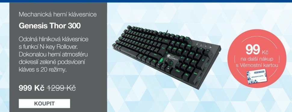 Klávesnice herní Genesis Thor 300