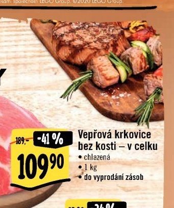Vepřová krkovice bez kosti – v celku