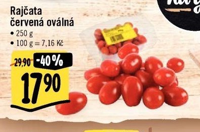 Rajčata červená oválná