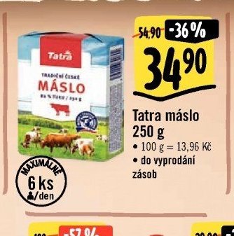 Tatra máslo 250 g
