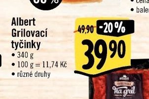 Albert Grilovací tyčinky
