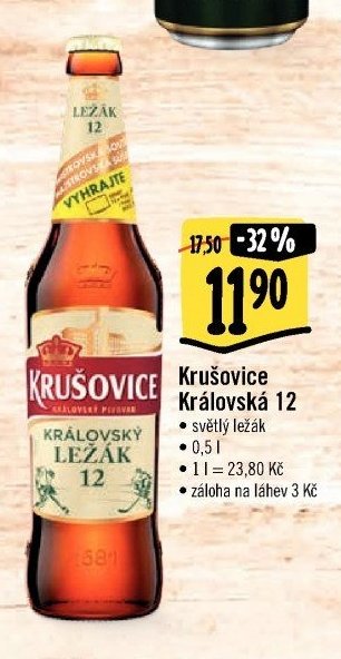 Krušovice Královská 12