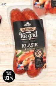 Albert Klobása na gril klasik