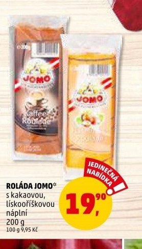 ROLÁDA JOMO s kakaovou, lískooříškovou náplní 200 g