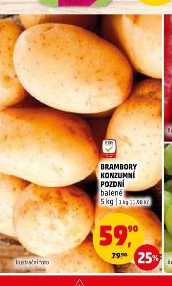 BRAMBORY KONZUMNÍ POZDNÍ 5 kg