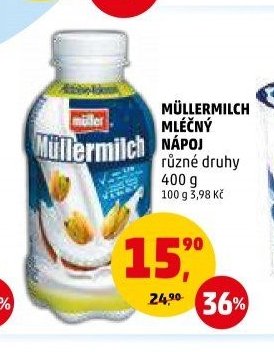 MÜLLERMILCH MLÉČNÝ NÁPOJ různé druhy