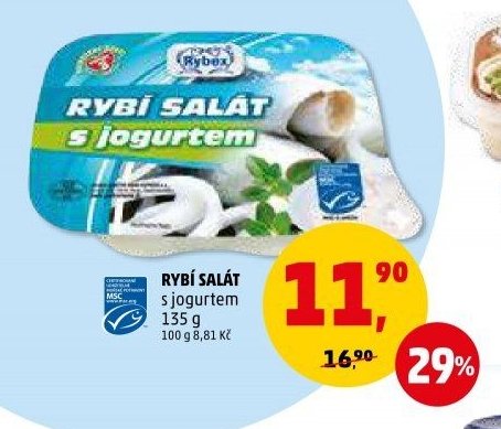 RYBÍ SALÁT s jogurtem