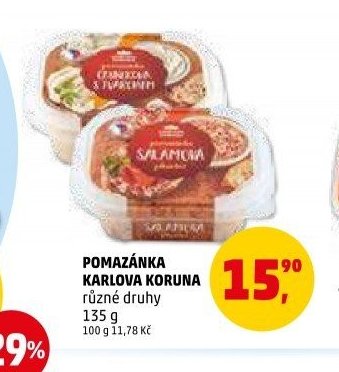 POMAZÁNKA KARLOVA KORUNA