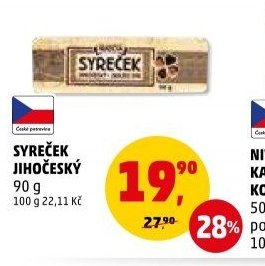 SYREČEK JIHOČESKÝ 90 g