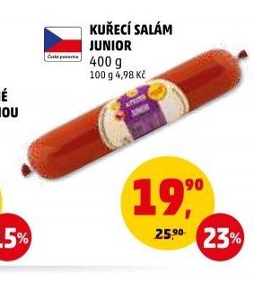 KUŘECÍ SALÁM JUNIOR 400 g