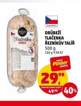 DRŮBEŽÍ TLAČENKA ŘEZNÍKŮV TALÍŘ 500 g