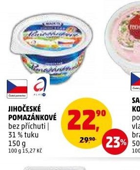 JIHOČESKÉ POMAZÁNKOVÉ bez příchuti | 150 g