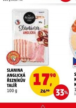 SLANINA ANGLICKÁ ŘEZNÍKŮV TALÍŘ 100 g
