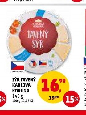 SÝR TAVENÝ KARLOVA KORUNA 140 g