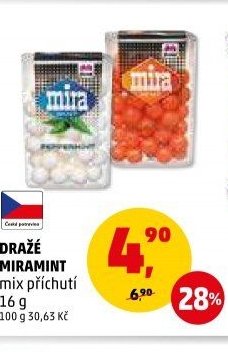 Dražé Miramint mix příchutí 16 g