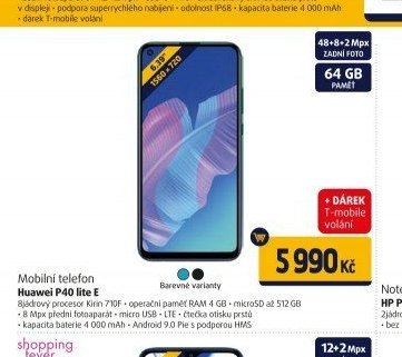 Huawei P40 lite E