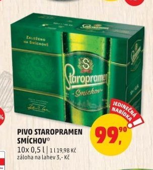 Pivo Staropramen Smíchov