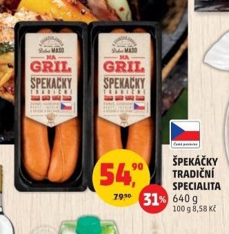 Špekáčky tradiční specialita