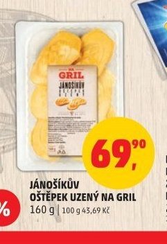 JÁNOŠÍKŮV OŠTĚPEK UZENÝ NA GRIL
