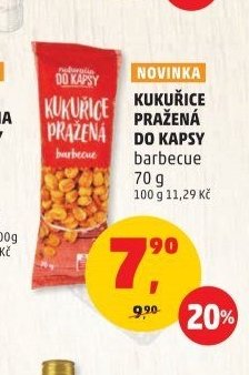Kukuřice pražená do kapsy