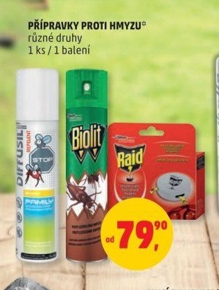 PŘÍPRAVKY PROTI HMYZU