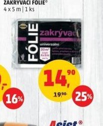 ZAKRÝVACÍ FÓLIE 4x5 m