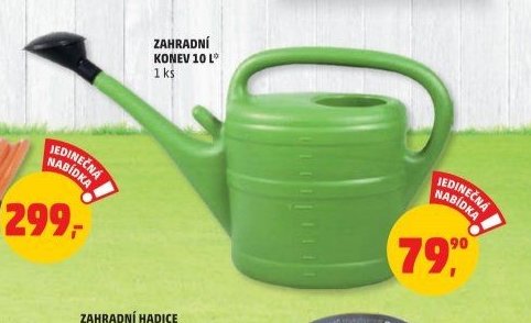Zahradní konev 10 l
