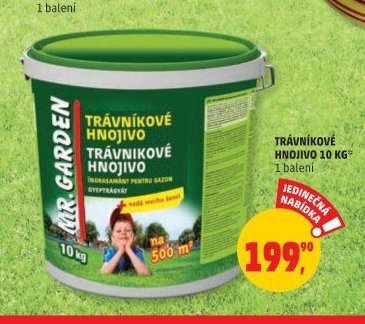 Trávníkové hnojivo 10 kg