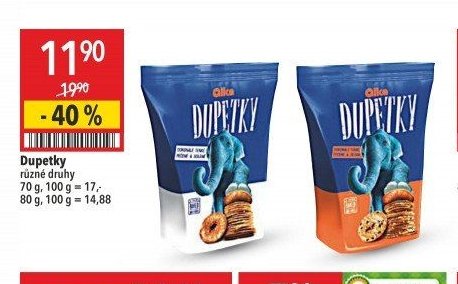 Dupetky různé druhy