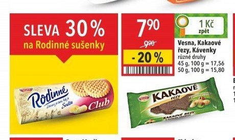 Rodinné sušenky Club