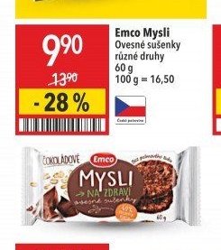 Emco Mysli Ovesné sušenky různé druhy