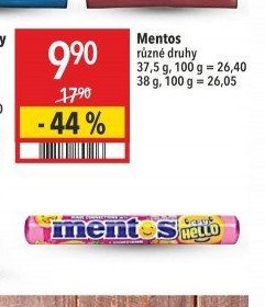 Mentos různé druhy