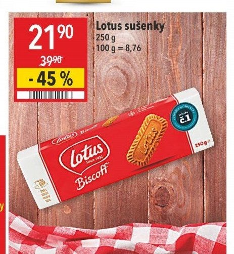Lotus sušenky