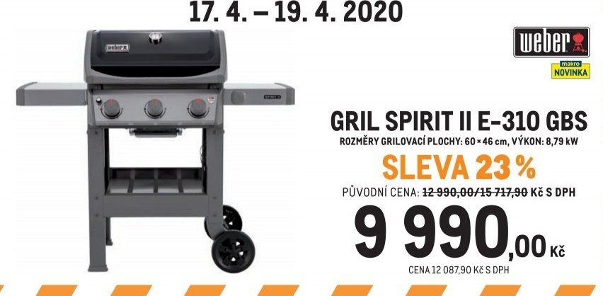 GRIL SPIRIT II E-310 GBS