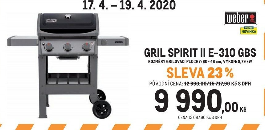 GRIL SPIRIT II E-310 GBS