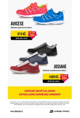 akční leták ALPINE PRO 15.4.2020-19.4.2020