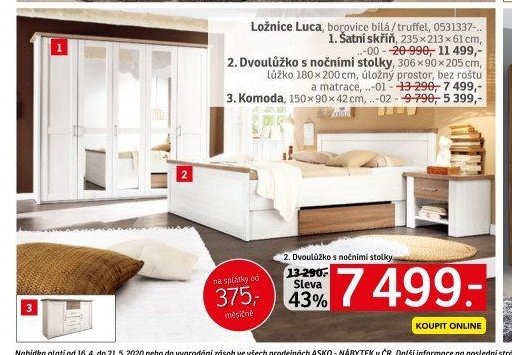 Ložnice Luca - ASKO akcniletaky.com