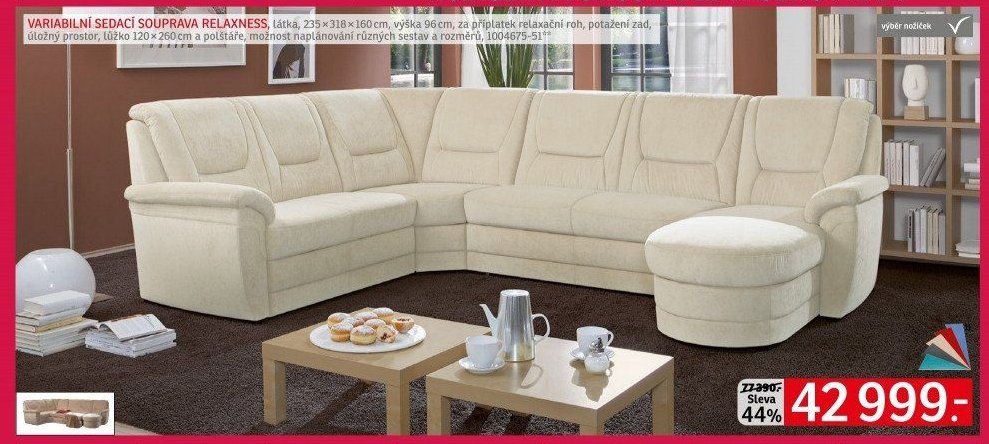 Variabilní sedací souprava Relaxness - ASKO akcniletaky.com