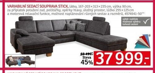 VARIABILNÍ SEDACÍ SOUPRAVA STICK - ASKO akcniletaky.com