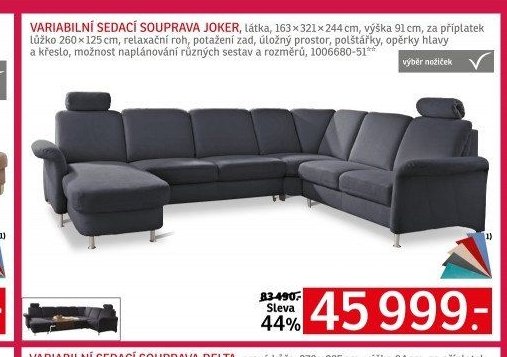 VARIABILNÍ SEDACÍ SOUPRAVA JOKER - ASKO akcniletaky.com