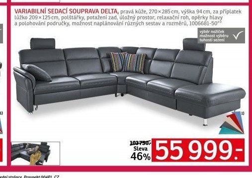 VARIABILNÍ SEDACÍ SOUPRAVA DELTA - ASKO akcniletaky.com
