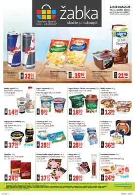 akční leták Žabka 15.4.2020-28.4.2020