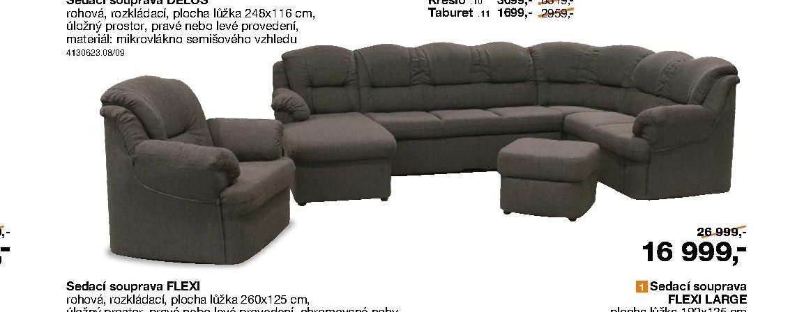 Sedací souprava DELOS - Sconto nábytek akcniletaky.com