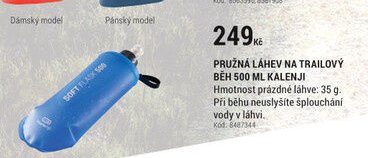 PRUŽNÁ LÁHEV NA TRAILOVÝ BĚH 500 ML KALENJI