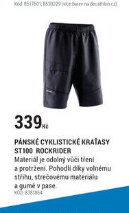 PÁNSKÉ CYKLISTICKÉ KRAŤASY ST100 ROCKRIDER