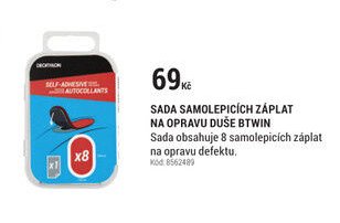 SADA SAMOLEPÍCÍCH ZÁPLAT NA OPRAVU DUŠE BTWIN